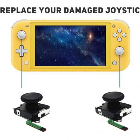 Replacement Joystick for Nintendo Switch lite,Repair Joystick Replacement Tool Kit for Switch lite and Nintendo Joycon Controller