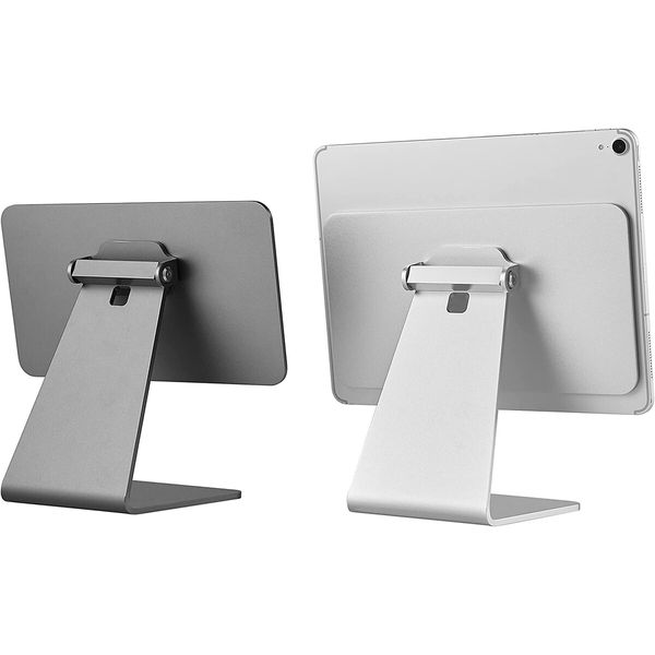 iPad Pro Stand,Adjustable Tablet Holder Magnetic Cradle Mount Dock for Apple iPad Pro 11" 1st/2nd/3rd/4th Generation - Silver