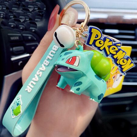 1 Set Pokemon Keychain Accessories, Silicone Cute Kawaii Gift for Boys Girls