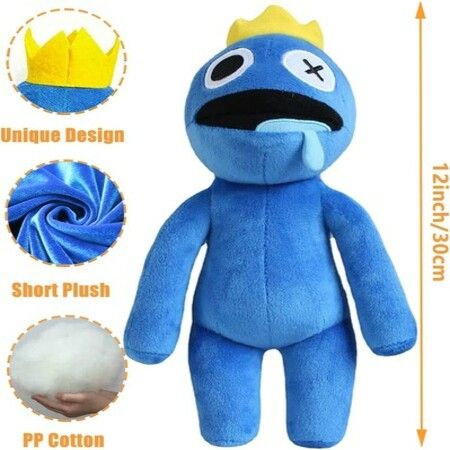 Blue Monster Plush Toy 12 Inch Adventure Horror Game Plush Toy for Fans Kids