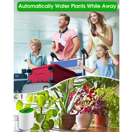 Rechargeable Automatic Plant Watering System for 12 Indoor Potted Plants