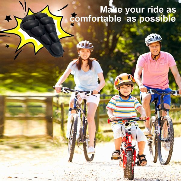 SizeS Bike Seat Cushion Soft Bike Seat Cover for Peloton/Stationary/Mountain Bike Accessories