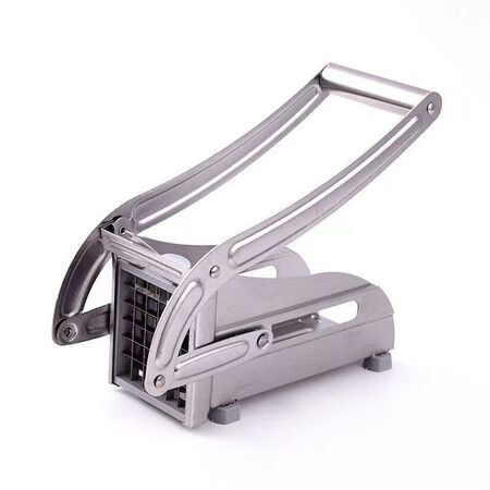 French Fry Cutter  Potato Chipper Cutter Stainless Steel Chopper Maker Vegetable and Potato Slicer for Potatoes Carrots Cucumbers