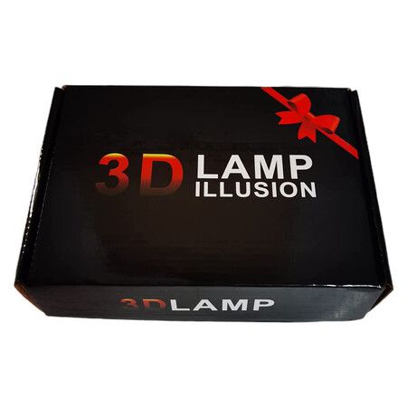 3D Illusion Night Light, Visual Creative LED Desk Lamp, Touch Control, 7 Color Changing for Home Decor or Holiday Gifts for Kids