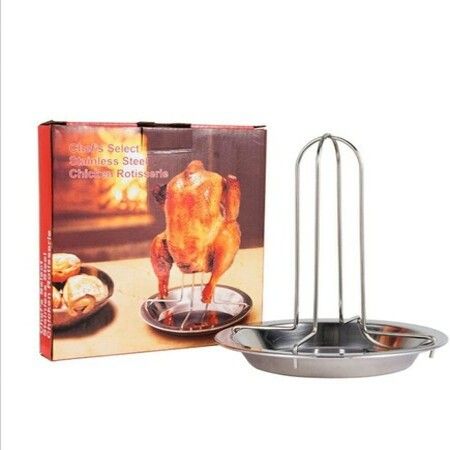 Portable Duck Holder BBQ Chicken Rack, Chicken Holder