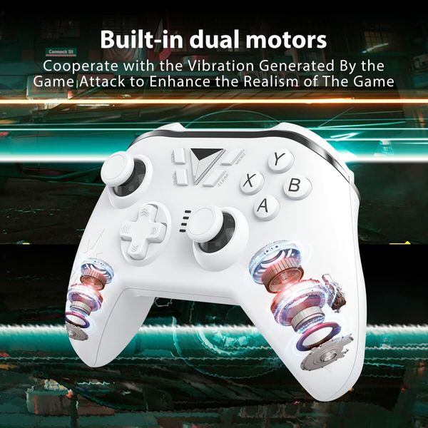 Wireless Controller Compatible with Xbox One PC gaming controller with cable