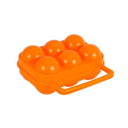 Egg Carry Box, Camping Picnic 6 Eggs Holder Container Plastic Storage Box Case