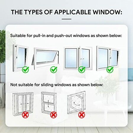 Portable Air Conditioner Universal Window Seal Kit Hot Air Stop Air Exchange Guards with Zip and Adhesive Fastener 4M