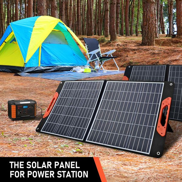 Portable Solar Panel Off Grid Camping Charger System Folding for Homes Generator Caravan RV Power Station Foldable USB DC Output 