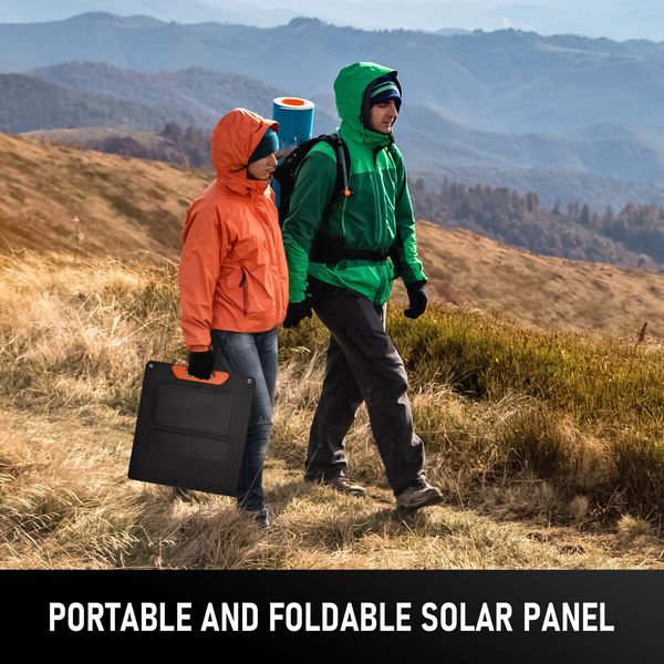 Portable Solar Panel Off Grid Camping Charger System Folding for Homes Generator Caravan RV Power Station Foldable USB DC Output 