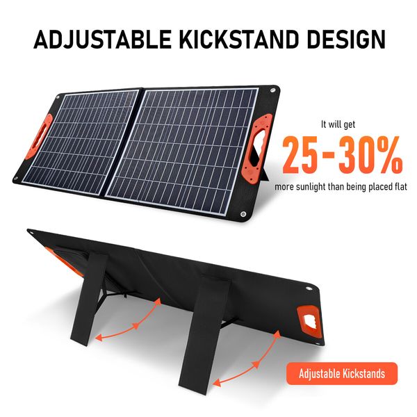 Portable Solar Panel Off Grid Camping Charger System Folding for Homes Generator Caravan RV Power Station Foldable USB DC Output 