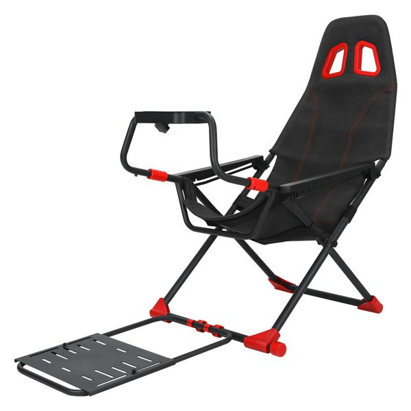 Racing Simulator Wheel Stand Sim Steering Gaming Foldable Adjustable Seat Cockpit Xbox Logitech Thrustmaster PS2 PS3