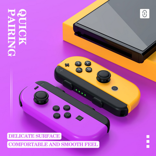 Joy Con Controller Compatible for Switch,Wireless Replacement for Switch Joycon,Support Dual Vibration/Wake-up Function/Motion Control