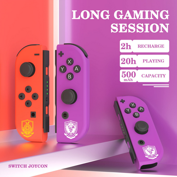 Wireless Nintendo Switch Joy Cons Replacement Controllers Motion Dual Vibration Gaming Sports