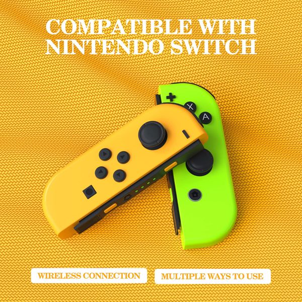 Joy Con Controller Compatible for Switch,Left and Right Switch Controllers Joycon Support Dual Vibration/Wake-up Function/Motion Control