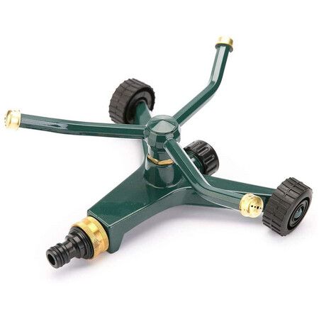 Lawn Sprinklers for Hoses, Garden Sprinklers for Patio, 360 Degree Rotation Water Sprinkler for Lawn Plants