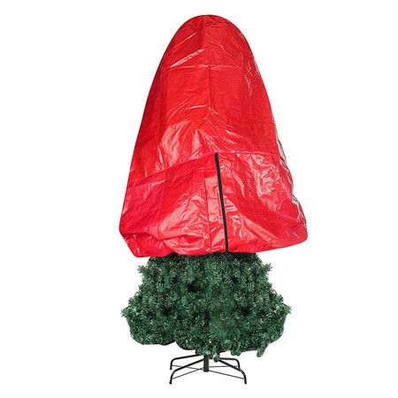 Upright Christmas Tree Storage Bag?Comes With Drawstring Hem, Zipper And Carry Handles?140*190CM)