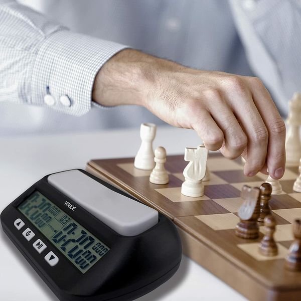 Chess Clock Digital Chess Timer Professional for Board Games