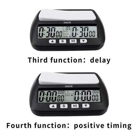 Chess Clock Digital Chess Timer Professional for Board Games