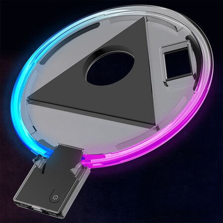 Vertical LED Lighting Stand Base for PS5 Console