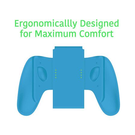 JoyCon Controller Game Accessories Handheld Joystick Remote Control Holder Joy Con Kit Blue