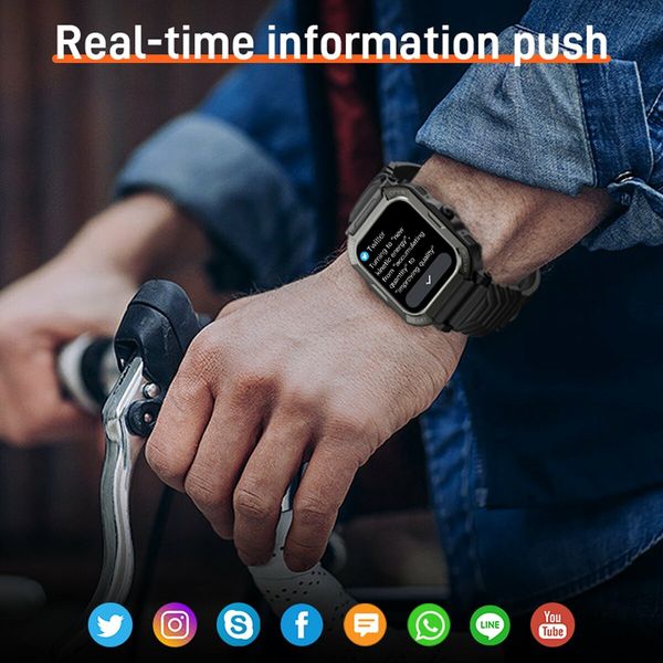 Smart Watch, Fitness Tracker for Android and iOS Phones with Heart Rate for Women Men