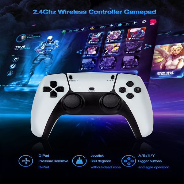 12000+  Retro Game Console, Plug and Play Video Games  Classic Game 4K Ultra HD Game Stick with 2.4G Wireless Joystick Controller Supports 20+ Emulators