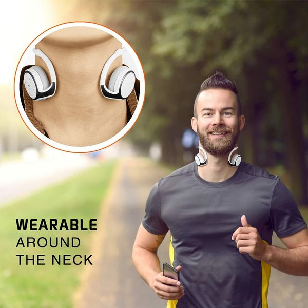 Sports Wireless Headphones with Built-in Mic and Crystal Clear Sound, Foldable and Carry in Bag