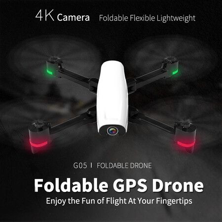 4K Hd Gps Drone 5G Image Transmission Folding Four Axis Aircraft 5G Professional Aerial Rc Aircraft Long Endurance