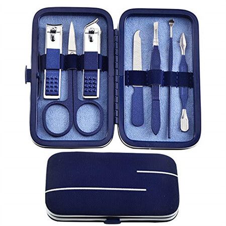 Nail Clipper Set -7 Pieces Stainless Steel Manicure Kit, Professional Manicure Set for Women, Portable Pedicure