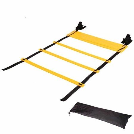 Agility Ladder Training Equipment with 10m 20Rungs length Resistance Parachute for Speed Training, Soccer,Football, Workout, Footwork