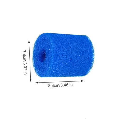 2 Pcs Bestway Pool Filter Sponge Cartridge Swimming Pool Filter Foam Compatible with Intex Type I  Replacement