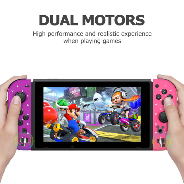 Joycons for Switch Nintendo,Switch Joycons Compatible with Nintendo Switch Wireless L/R Joycon Controller with Double Vibration Support Wake-up and Screenshot