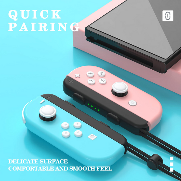 Remote Controller,Wireless Replacement for Switch Joycon,Left and Right Switch Controllers,Support Dual Vibration/Wake-up Function/Motion Control