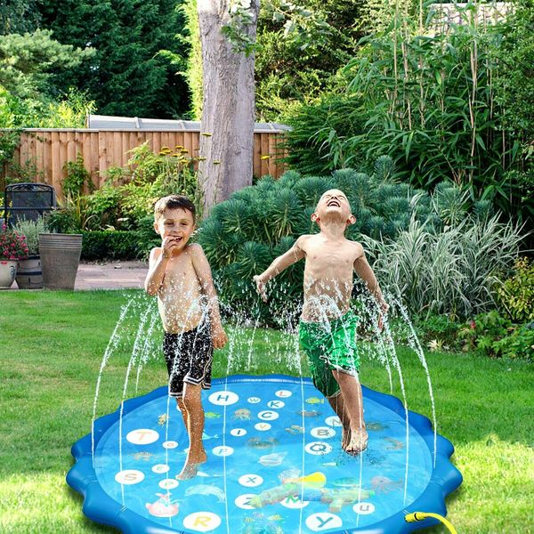 Splash pad for Kids, 170cm Kiddie Pool Splash Pads for Toddlers