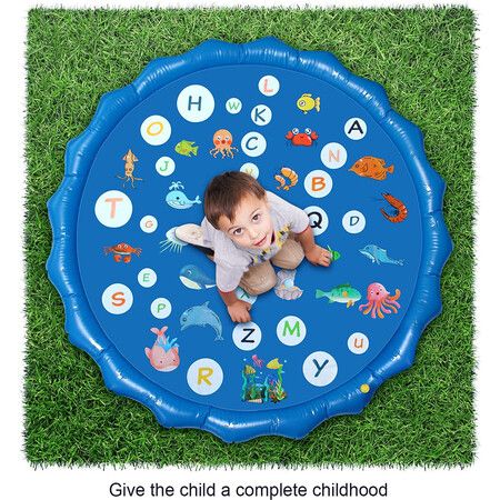 Splash pad for Kids, 170cm Kiddie Pool Splash Pads for Toddlers