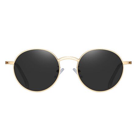 Reflective Lens Round Trendy Sunglasses Men and Women