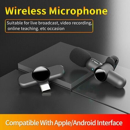 Professional Lavalier Lapel Microphone For IPhones Android Smartphone Recording Mic