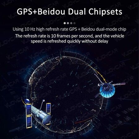 2023 New HUD GPS Speedometer Digital Speed Meter Head Up Display for Cars Trucks, USB Cable Install Accurate KMH Speed Updates in 1 KMH