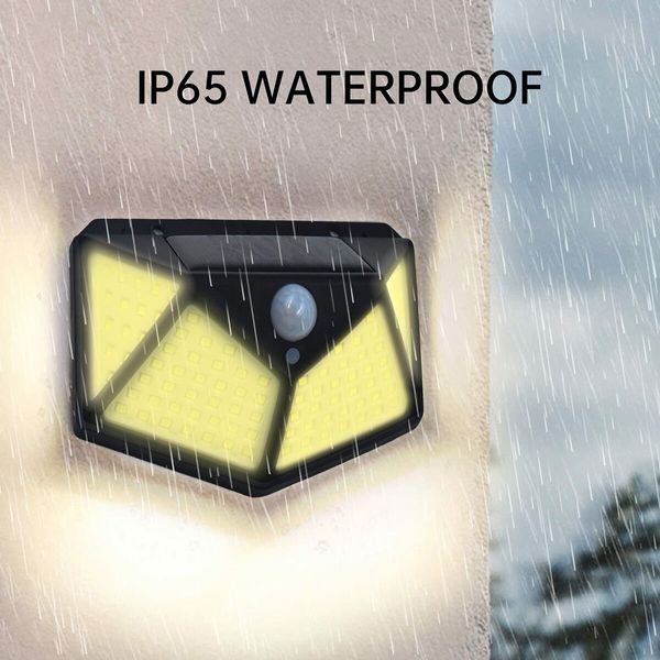 1Pack 100LED Motion Sensor Outdoor Light IP65 Waterproof Wireless Led Solar Outdoor Lights