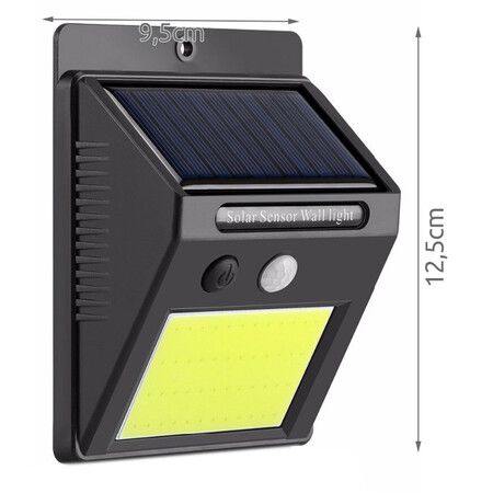 Solar Lamp with Motion and Twilight Sensor 48LED ISO TRADE