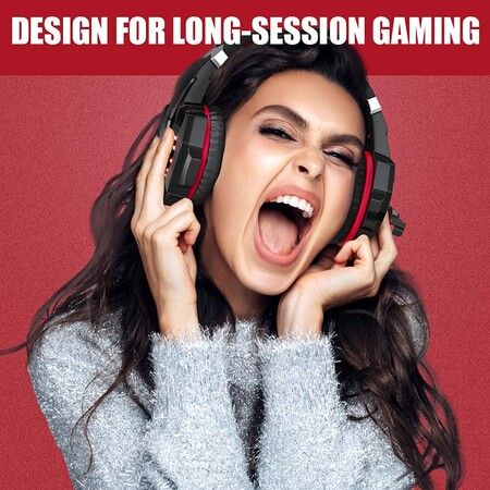 Stereo Pro Gaming Headset for PS4 PC Xbox One Controller Earmuffs for Laptop Mac Wii Accessory Kits