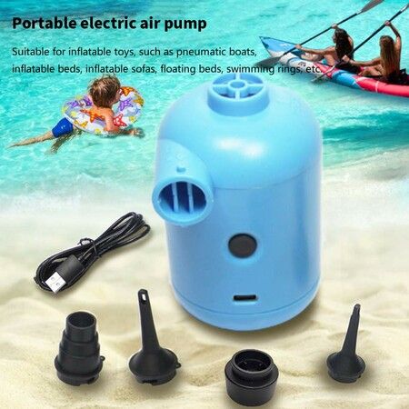 Electric Air Pump,  USB Electric Air Pump Universal DC5V Inflator for Pneumatic Boat Inflatable Bed Sofa Bicycles and Spare Parts