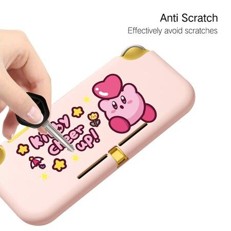 Protective Case for Nintendo Switch Lite | Cute Soft TPU Anti-Slip Skin Grip Cover-Kirby