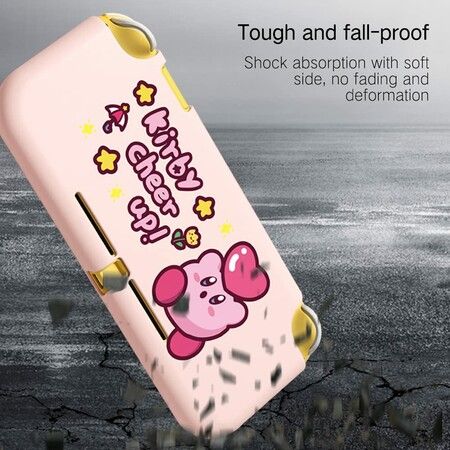 Protective Case for Nintendo Switch Lite | Cute Soft TPU Anti-Slip Skin Grip Cover-Kirby