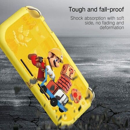 Protective Case for Nintendo Switch Lite | Cute Soft TPU Anti-Slip Skin Grip Cover-Mario