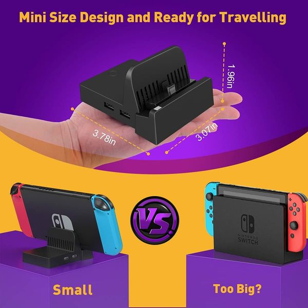 TV Docking Station for Nintendo Switch Replacement for Official Nintendo Switch with HDMI