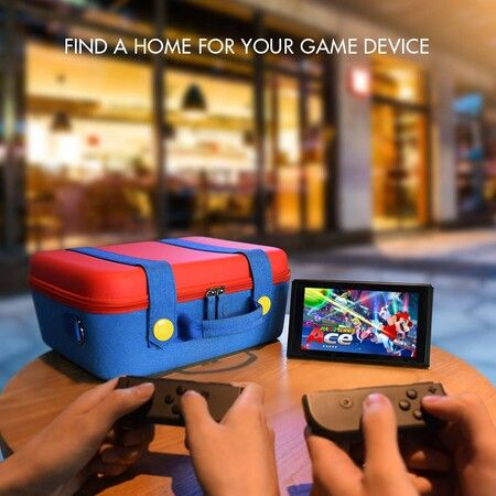 Carrying Case for Nintendo Switch OLED Protective Hard Shell Carry Bag for Nintendo Switch OLED Console