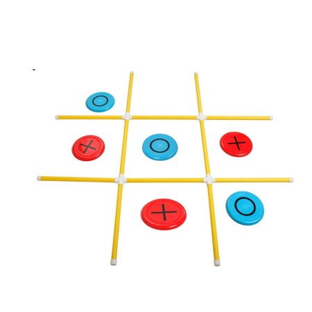 Giant Tic Tac Toe Game PVC Framed Bean Bag Toss Game for Adults & Kids Outdoor Tic Tac Toss Across Yard Game for Family Friends