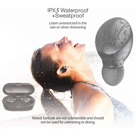 Bluetooth Headphones, Bluetooth 5.0 Wireless Earphones for iOS Android PC